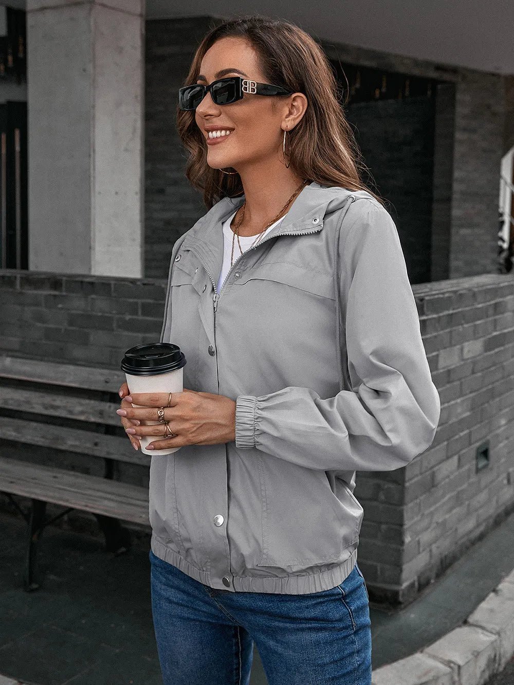 MIRELLA | Dames Waterdichte Trenchcoat – Functioneel, Modern & Ideaal Voor Buitenactiviteiten