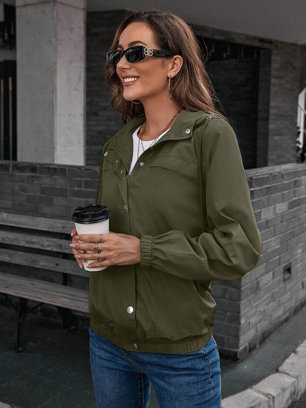 MIRELLA | Dames Waterdichte Trenchcoat – Functioneel, Modern & Ideaal Voor Buitenactiviteiten