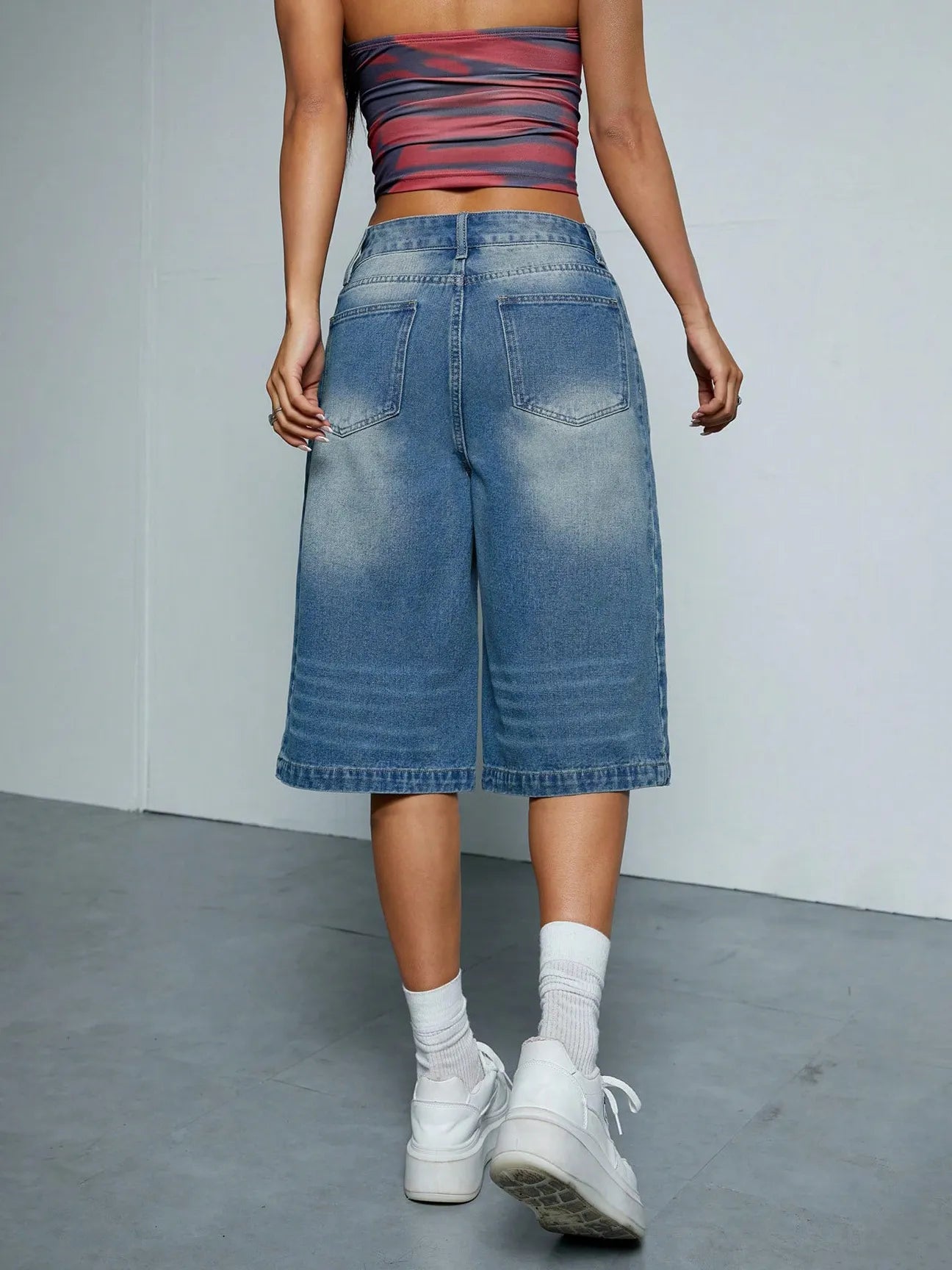 ZINA | Oversized Denim Short voor Dames met Nonchalante Fit - Populair, Stijlvol & Comfortabel