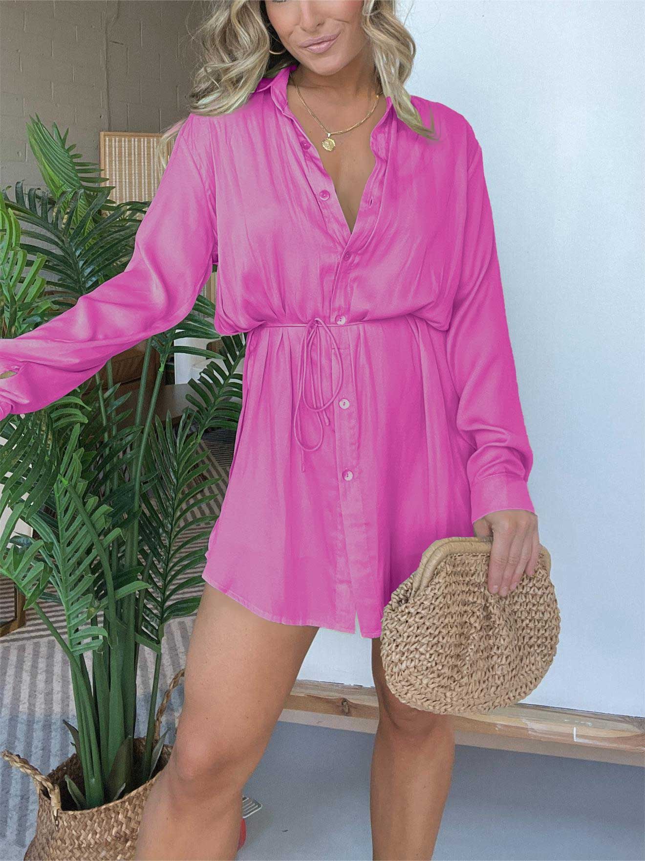 MAJA | Satin Blouse Suit - Stralend, Modieus & Comfortabel