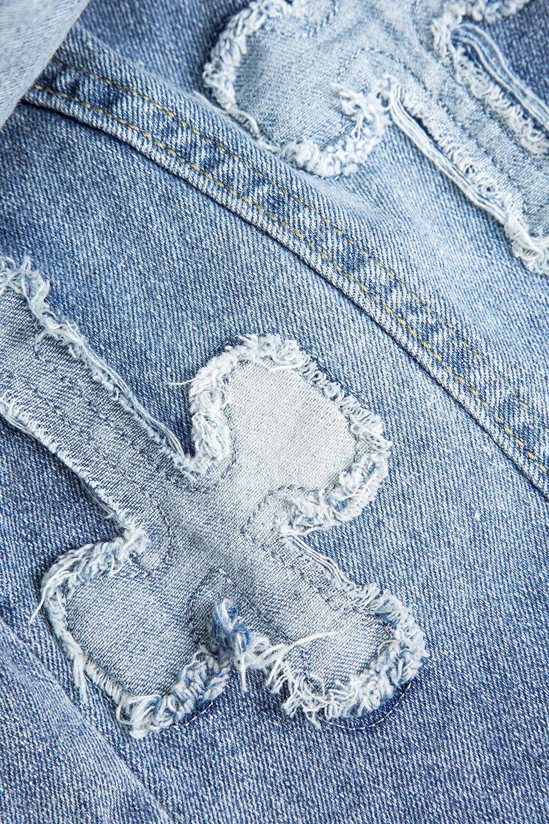 KAYLA | Denim Set Jasje En Rok Met Kruismotief Voor Dames – Edgy, Stoer & Opvallend