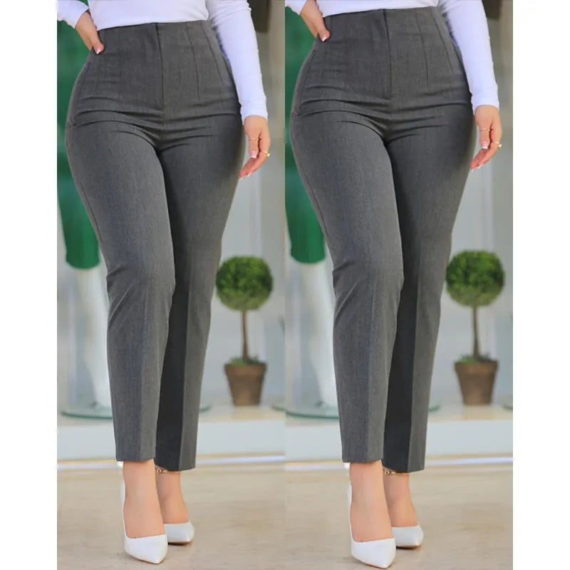 VESTRA | Elegante High Waist Pantalon Voor Dames - Luxe, Stijlvol & Flatterend