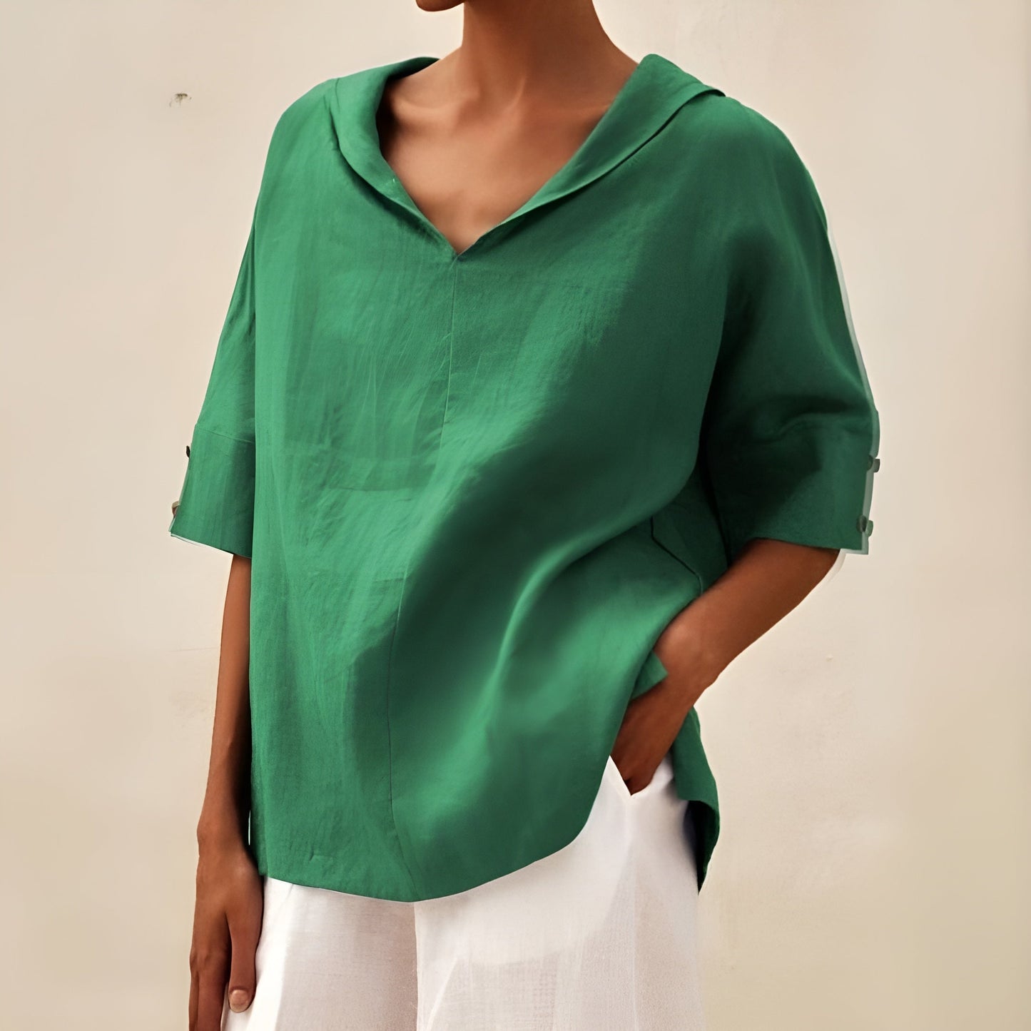 SANA | Luchtige Dames Blouse - Oversized & Perfect voor Vakantie