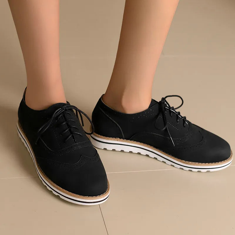 LIEN | Klassieke Leren Dames Schoenen Met Elegante Touch