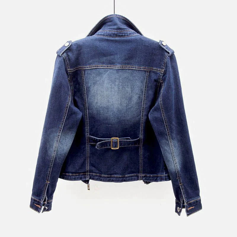 LISET | Casual Denim Jas Voor Dames - Tijdloos & Modieus