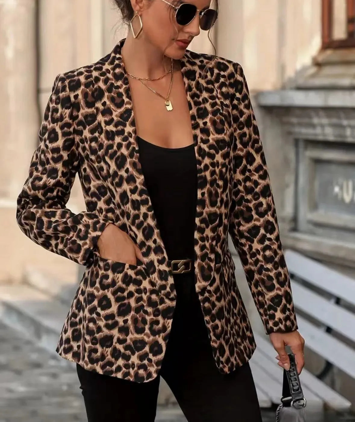 FELICE | Luipaardprint Blazer Voor Dames – Gedurfd, Verfijnd, Veelzijdig