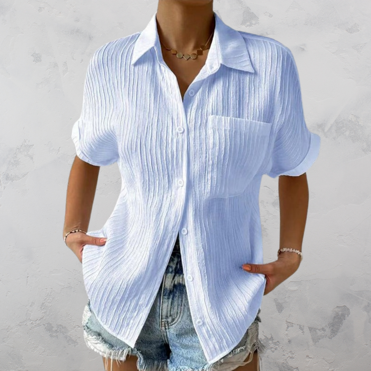 SOFIA | Katoenen Blouse Luchtig & Losvallend Perfect Voor Vakantie Of Zomerse Dagen – Licht, Ademend & Stijlvol