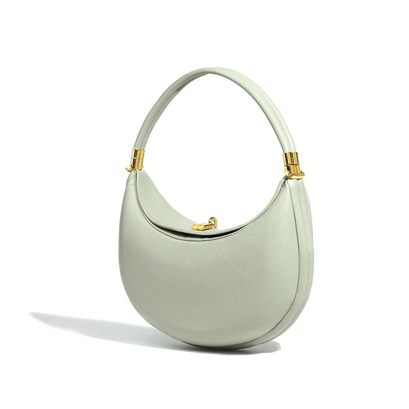 NOÉMI | Luxe Halve Maan Handtas Voor Dames Van Leer – Elegant, Modern, Tijdloos