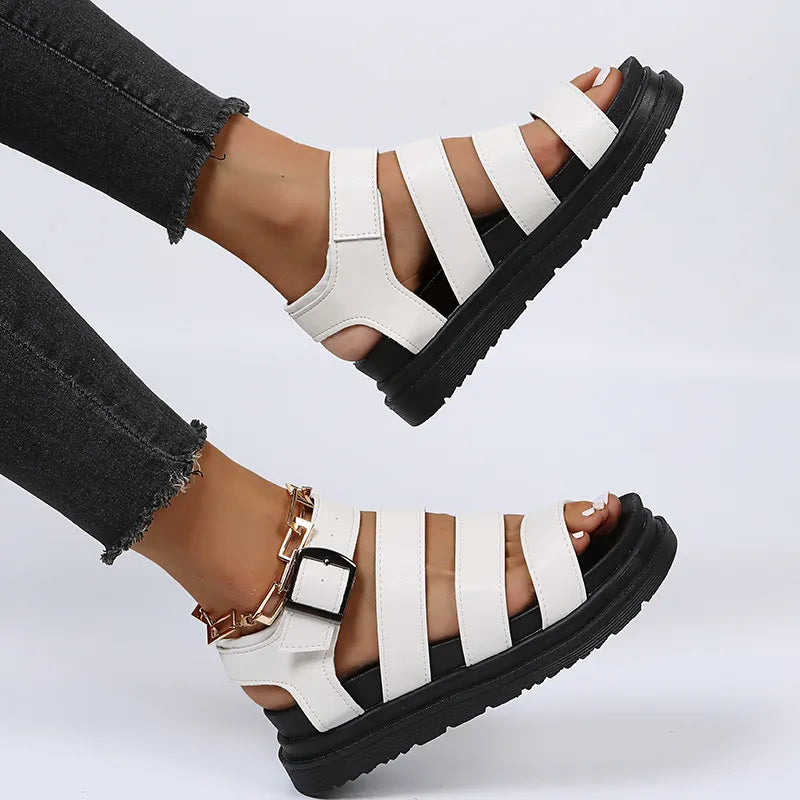 AMIA | Verstelbare Sandalen Voor Dames Romeinse Stijl - Comfortabel, Stijlvol & Elegant