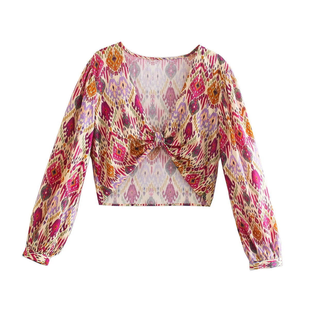 TINA | Elegante Dames Zomer Set Met Blousetop en Wikkelshort – Vrouwelijk, Speels & Zomers