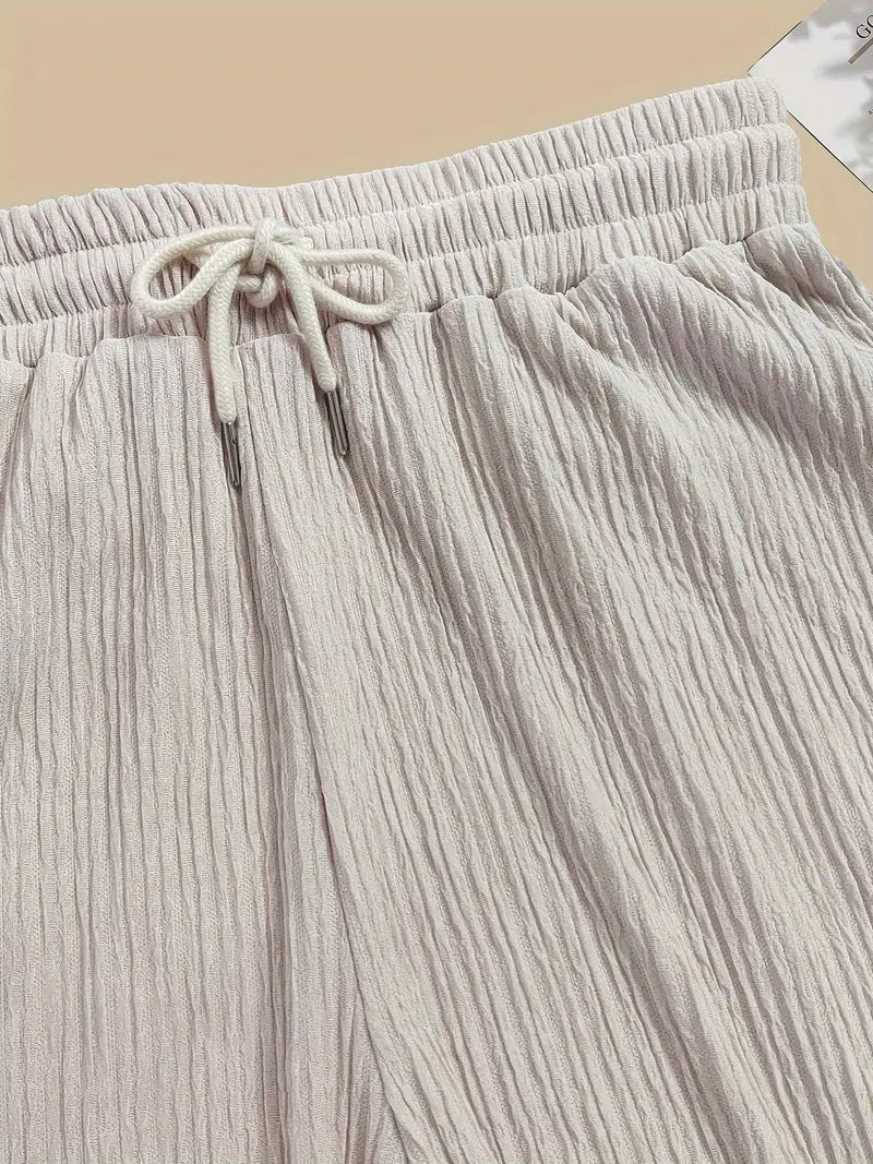 MISUKO | Luchtige Dames Zomerset Met Ribstructuur – Comfortabel, Casual & Ideaal Voor Warme Dagen