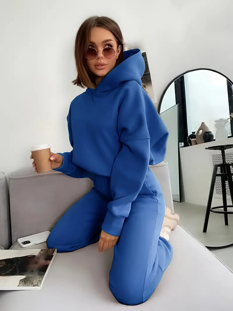 LANA | Dames Oversized Joggingset Met Hoodie – Ultiem Comfort Voor Thuis & Onderweg