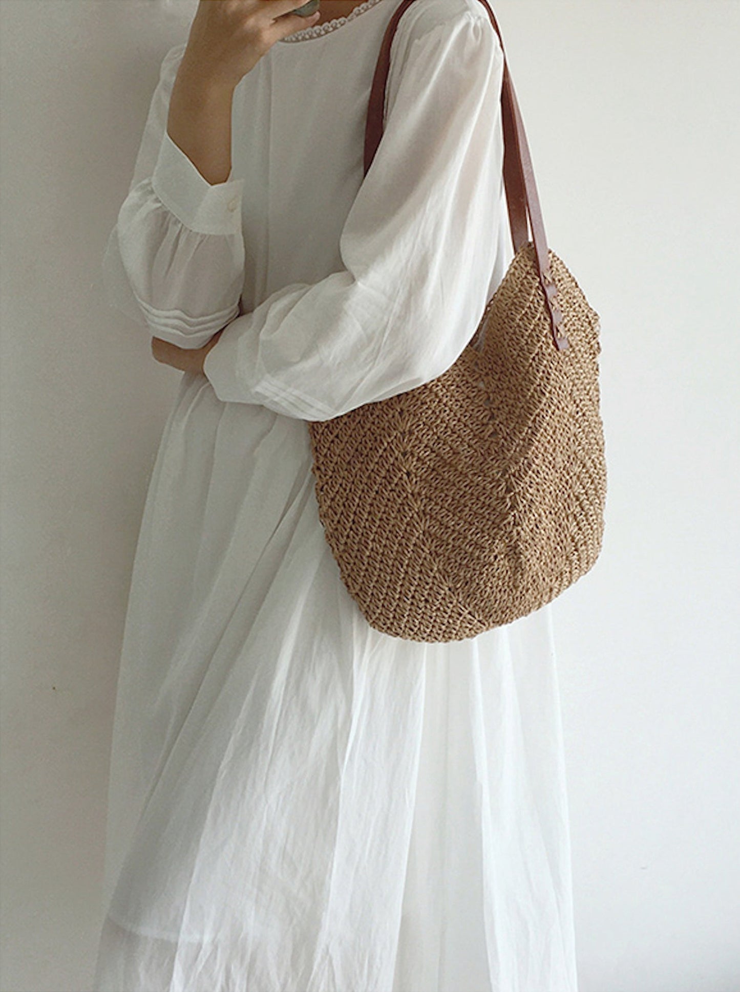 ZIVA | Elegante Gevlochten Strandtas Voor Dames - Zomers & Praktisch