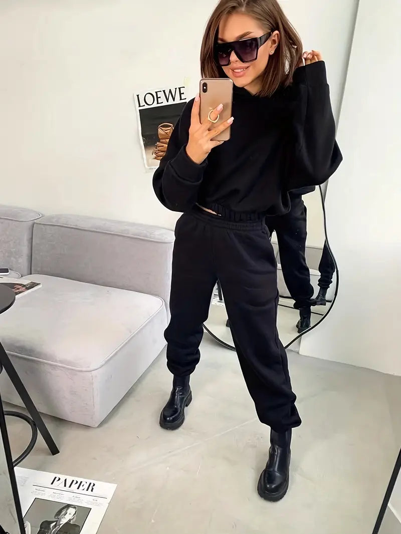 LANA | Dames Oversized Joggingset Met Hoodie – Ultiem Comfort Voor Thuis & Onderweg