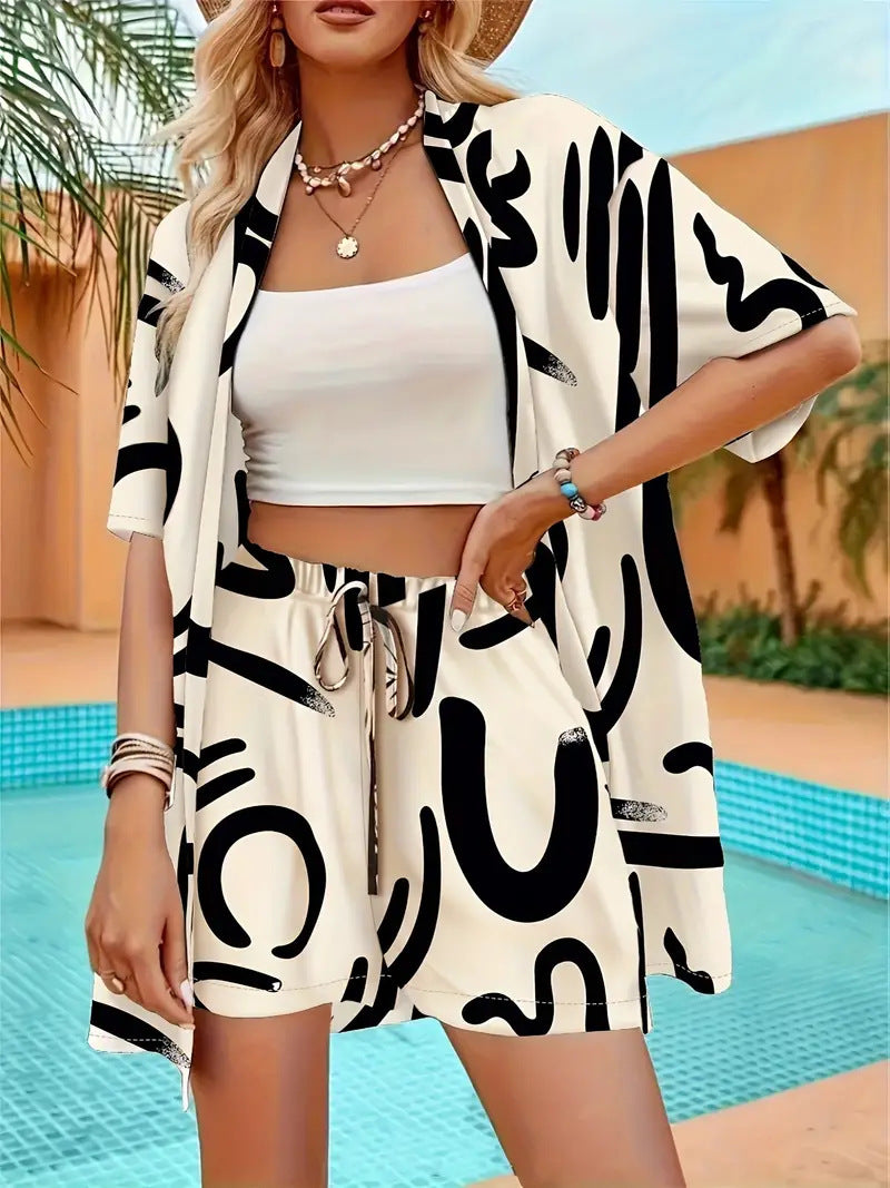KAIA | 2-Delige Dames Zomer Set – Kort, Licht & Vakantieproof