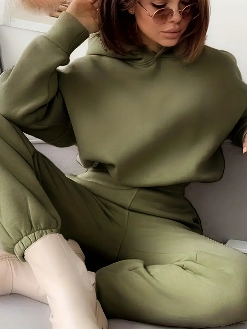 LANA | Dames Oversized Joggingset Met Hoodie – Ultiem Comfort Voor Thuis & Onderweg