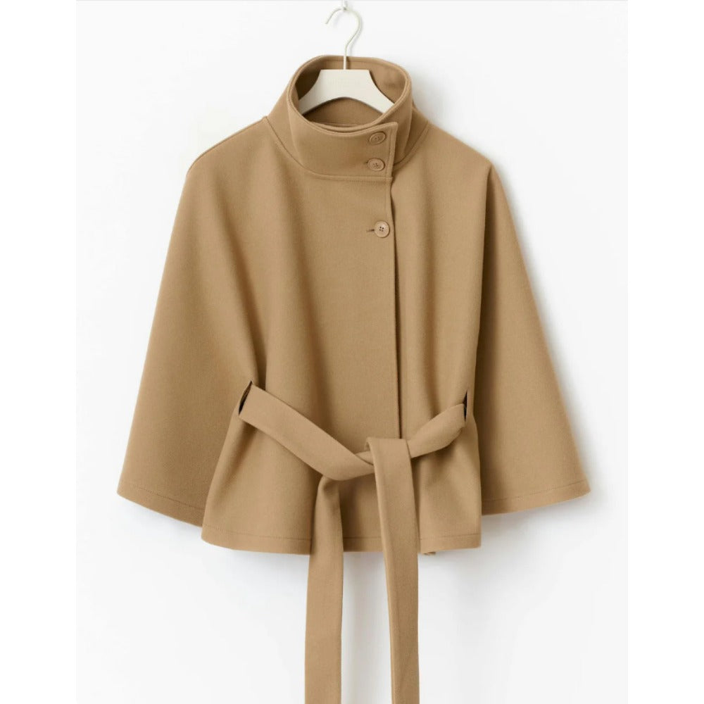 Dames Coat Jas Met Hoge Kraag | Tijdloze Luxe En Pure Klasse