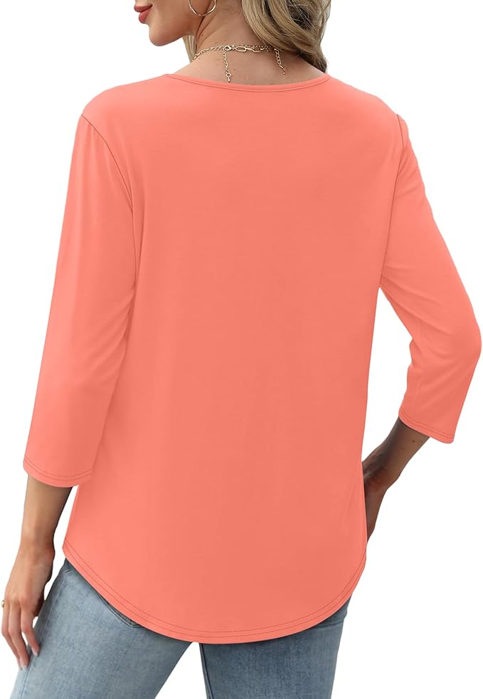 AFKE | Casual Dames Shirt Met Ronde Hals & Verticale Textuur op de Borst - Verfijnd & Comfort