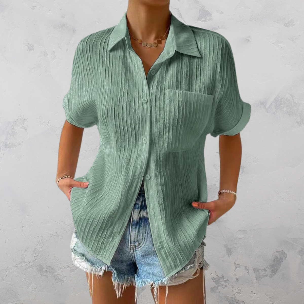 SOFIA | Katoenen Blouse Luchtig & Losvallend Perfect Voor Vakantie Of Zomerse Dagen – Licht, Ademend & Stijlvol