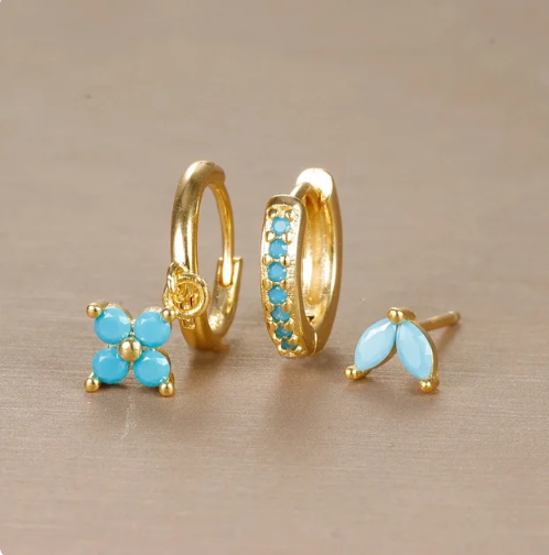 BELIA | Elegante Oorbellen Set Met Kristal Voor Dames - Verfijnd & Luxe