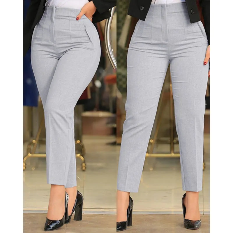 VESTRA | Elegante High Waist Pantalon Voor Dames - Luxe, Stijlvol & Flatterend