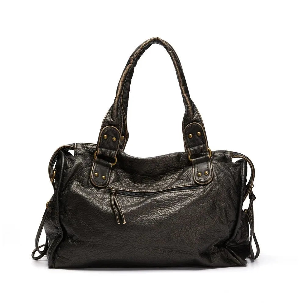 JEOARA | Leren Vintage Draagtas voor Dames – Elegant, Functioneel & Tijdloos