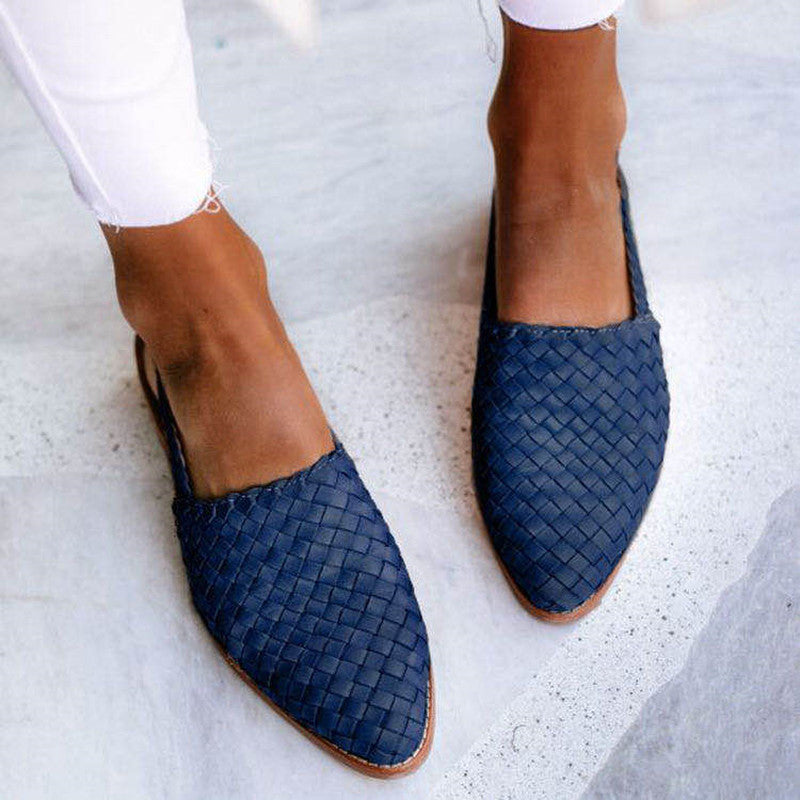 TESSINA | Gevlochten Slingback Instapper voor Dames