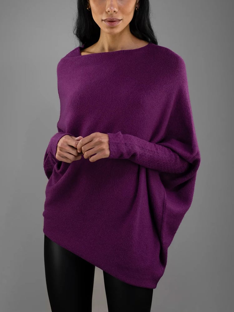 NOELLE | Stijlvolle Off Shoulder Dames Trui – Losvallend, Vrouwelijk & Perfect Voor Het Najaar