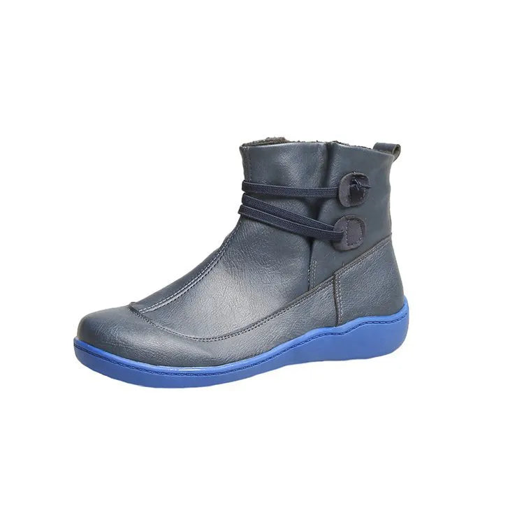 Comfortabele & Warme Dames Leren Boots – Lichtgewicht & Stijlvol