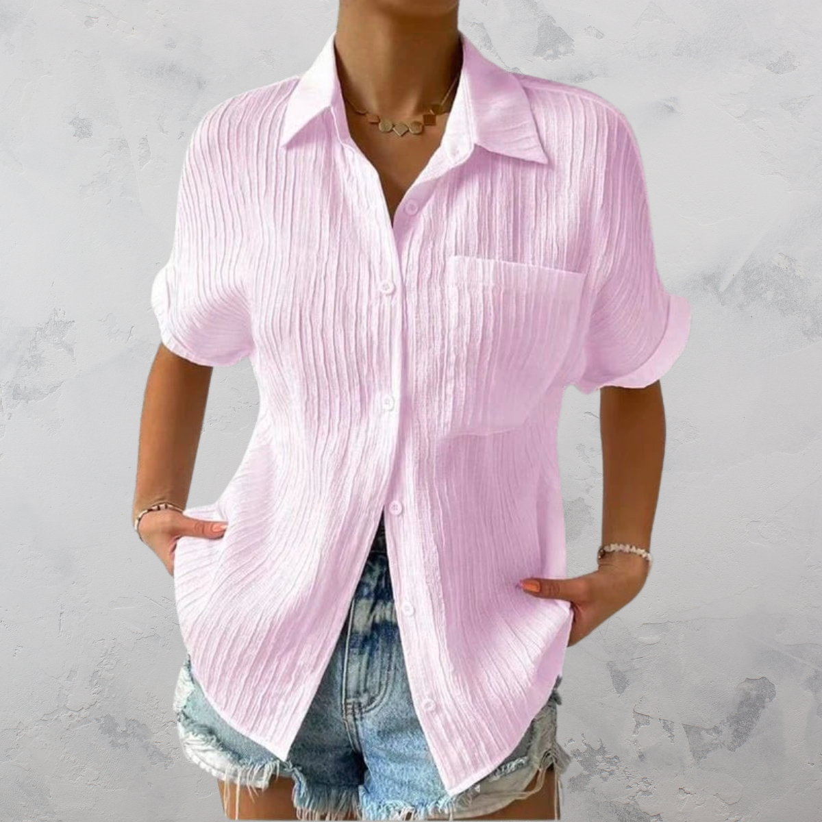 SOFIA | Katoenen Blouse Luchtig & Losvallend Perfect Voor Vakantie Of Zomerse Dagen – Licht, Ademend & Stijlvol
