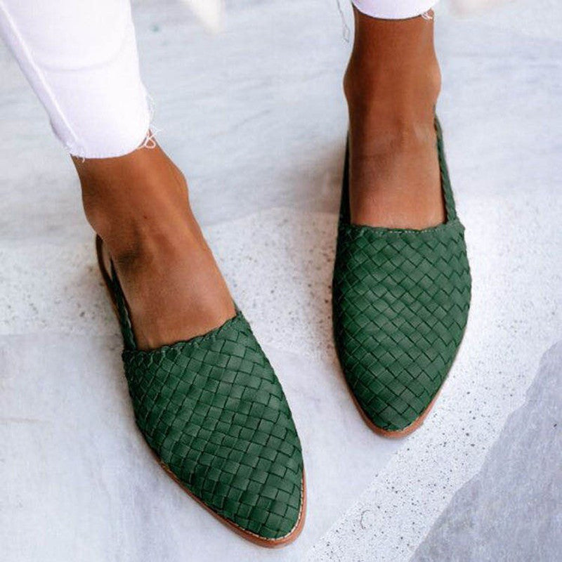 TESSINA | Gevlochten Slingback Instapper voor Dames