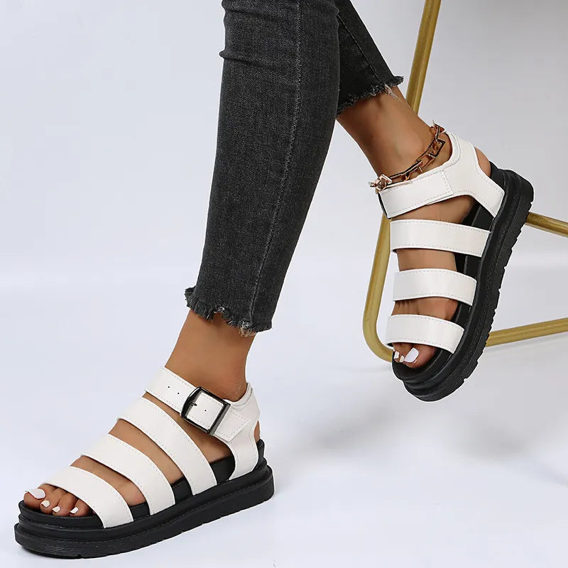AMIA | Verstelbare Sandalen Voor Dames Romeinse Stijl - Comfortabel, Stijlvol & Elegant