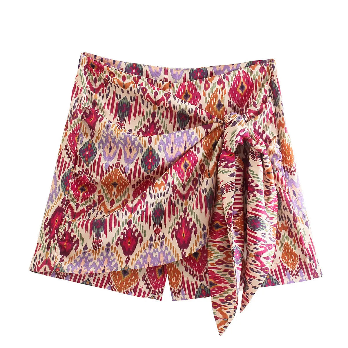 TINA | Elegante Dames Zomer Set Met Blousetop en Wikkelshort – Vrouwelijk, Speels & Zomers