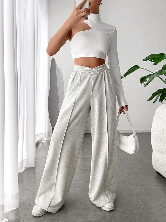 SORA | Dames Joggingbroek - Elastische Band Met V Design