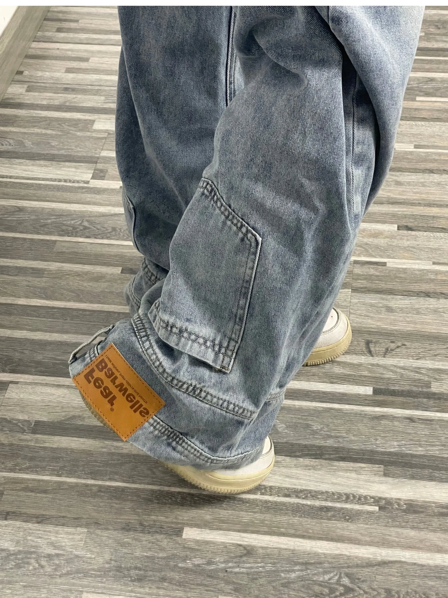 ALICE | Oversized Jeans Met Omgekeerd Design Voor Dames - Stijlvol & Modieus