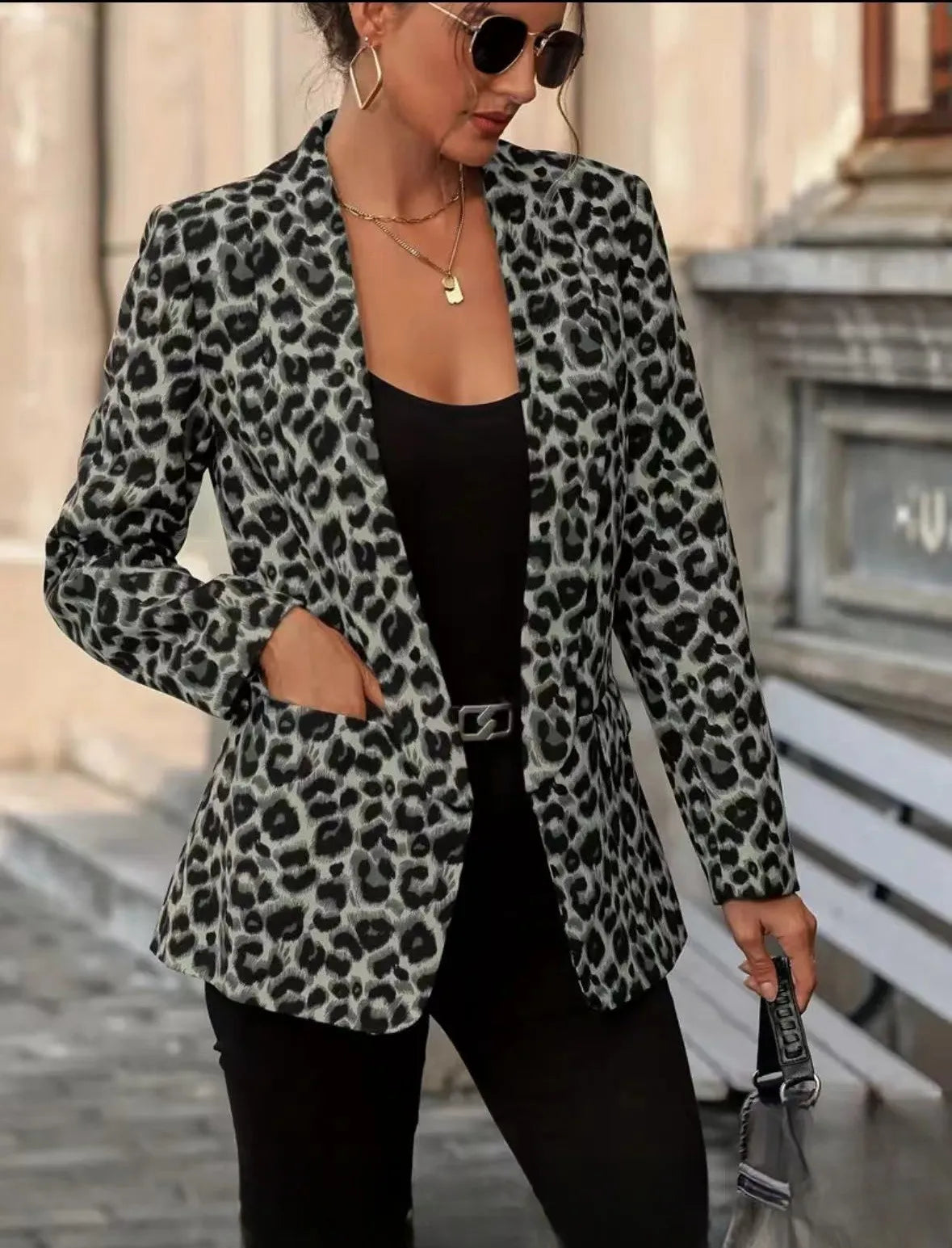 FELICE | Luipaardprint Blazer Voor Dames – Gedurfd, Verfijnd, Veelzijdig