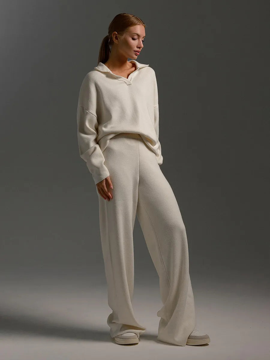 DANIEK | Gebreide Dames Set Met Losse Pasvorm & Toch Luxe Uitstraling - Stijlvol & Comfortabel