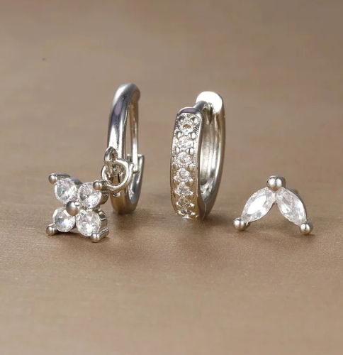 BELIA | Elegante Oorbellen Set Met Kristal Voor Dames - Verfijnd & Luxe