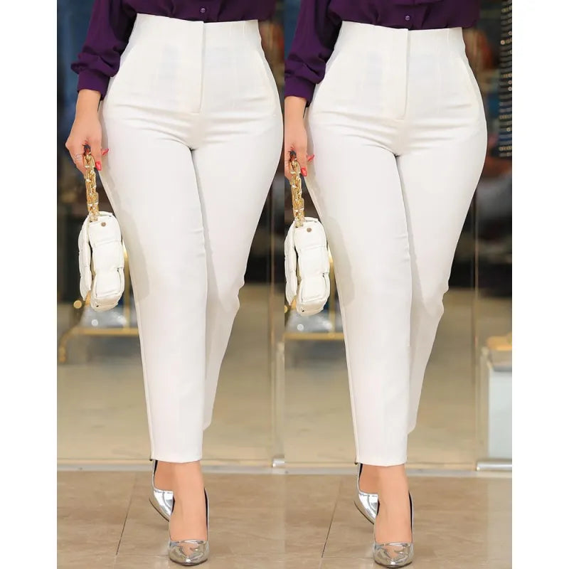 VESTRA | Elegante High Waist Pantalon Voor Dames - Luxe, Stijlvol & Flatterend