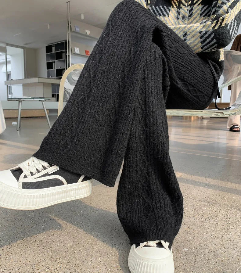 ISALIE | Gebreide Kasjmierlook Sweatpants Voor Dames – Luxe, Zacht & Perfect voor Relaxte Dagen