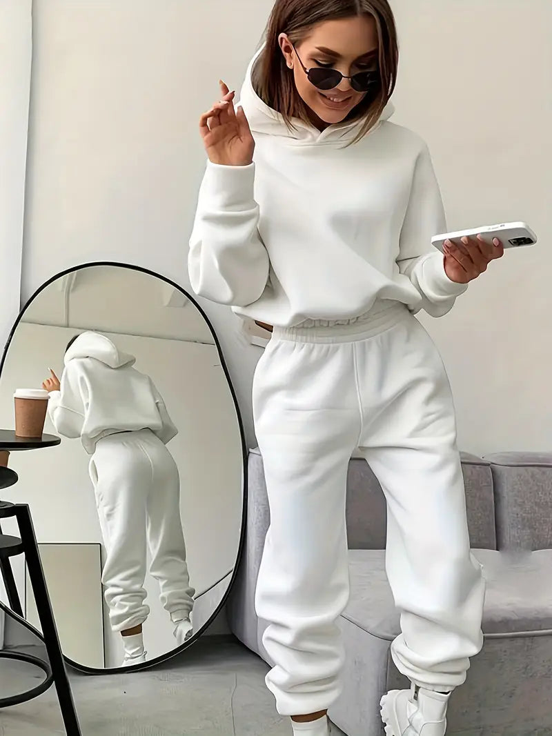 LANA | Dames Oversized Joggingset Met Hoodie – Ultiem Comfort Voor Thuis & Onderweg