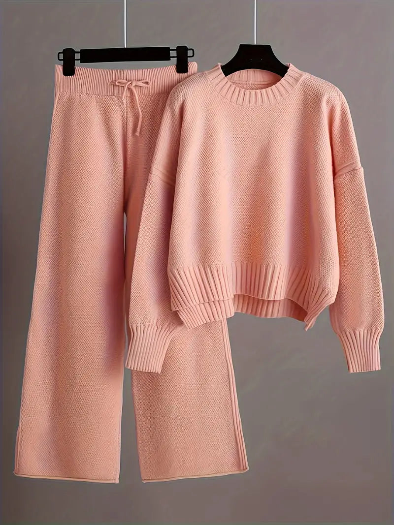 NORA | Gebreide Dames Lounge Set – Zacht, Warm & Ideaal Voor Ontspanning