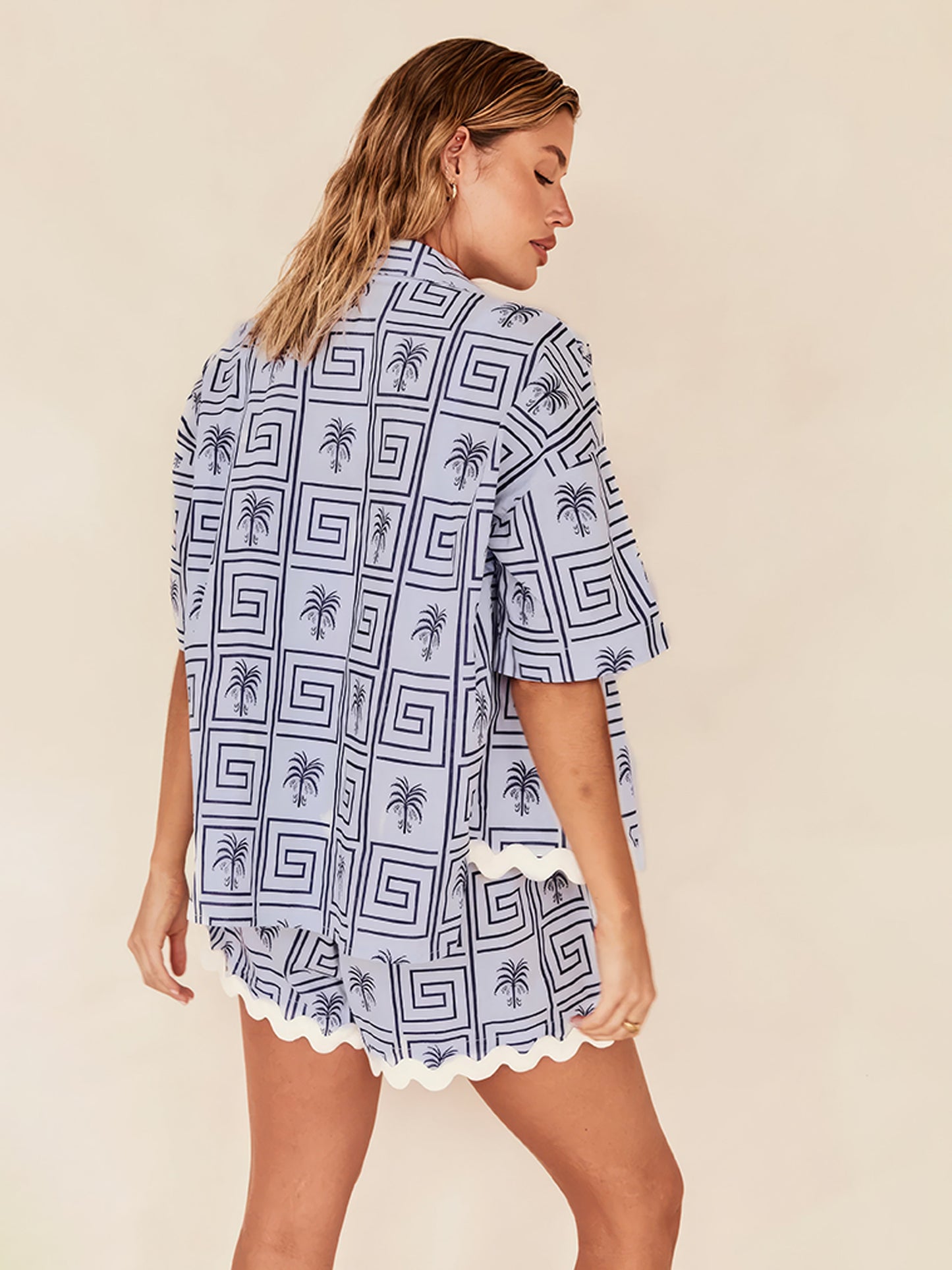 HELIA | Dames Zomerset - Tropisch Met Grafisch Accent