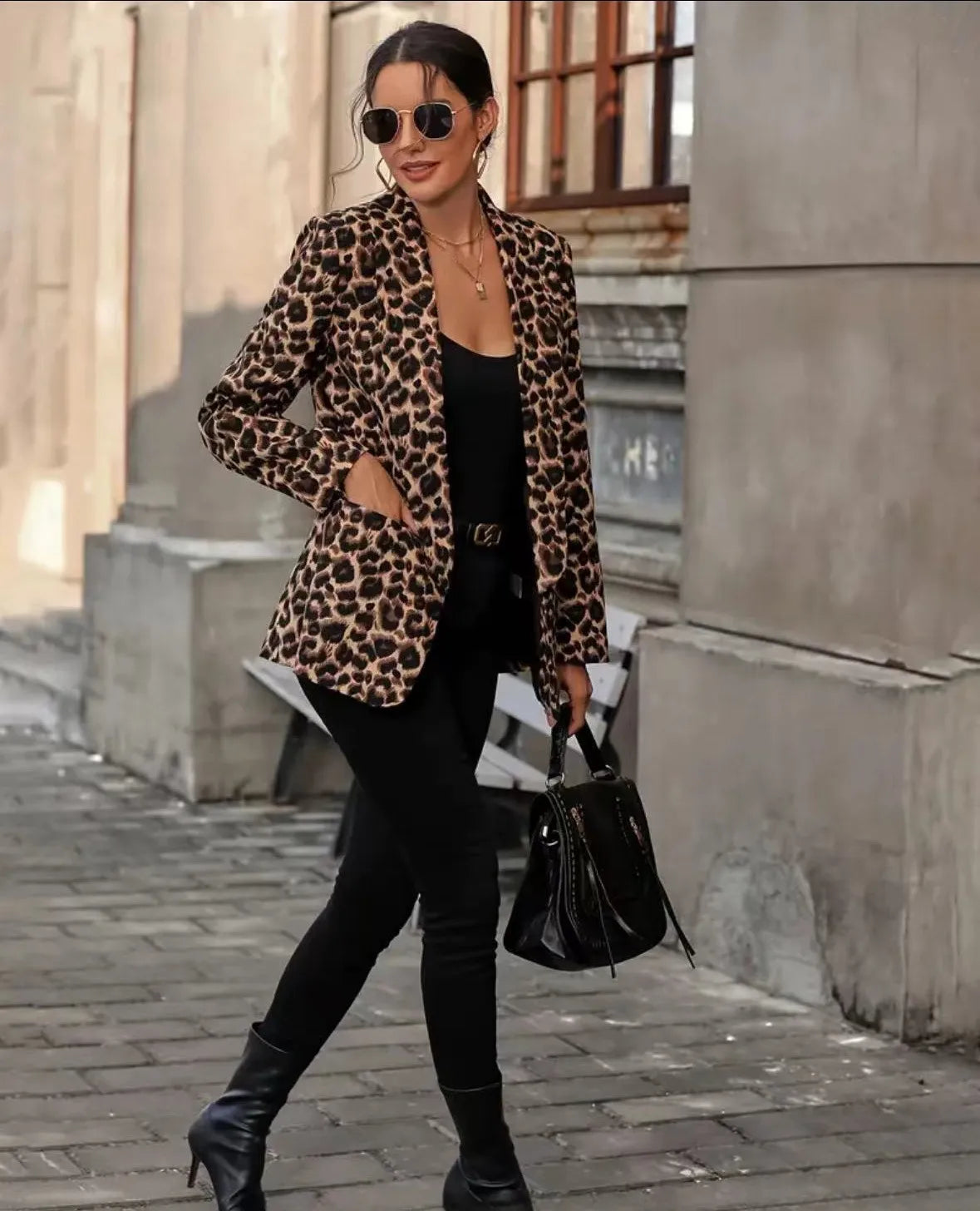 FELICE | Luipaardprint Blazer Voor Dames – Gedurfd, Verfijnd, Veelzijdig