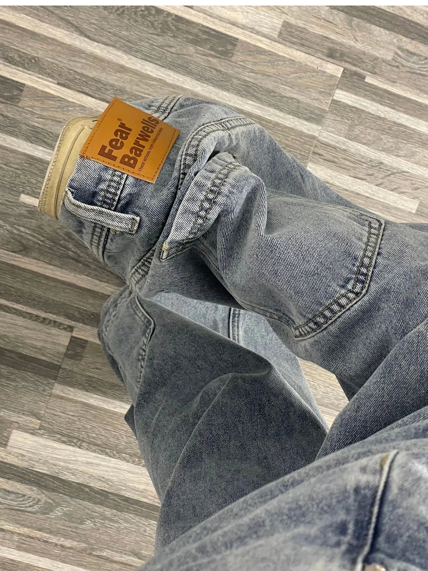 ALICE | Oversized Jeans Met Omgekeerd Design Voor Dames - Stijlvol & Modieus