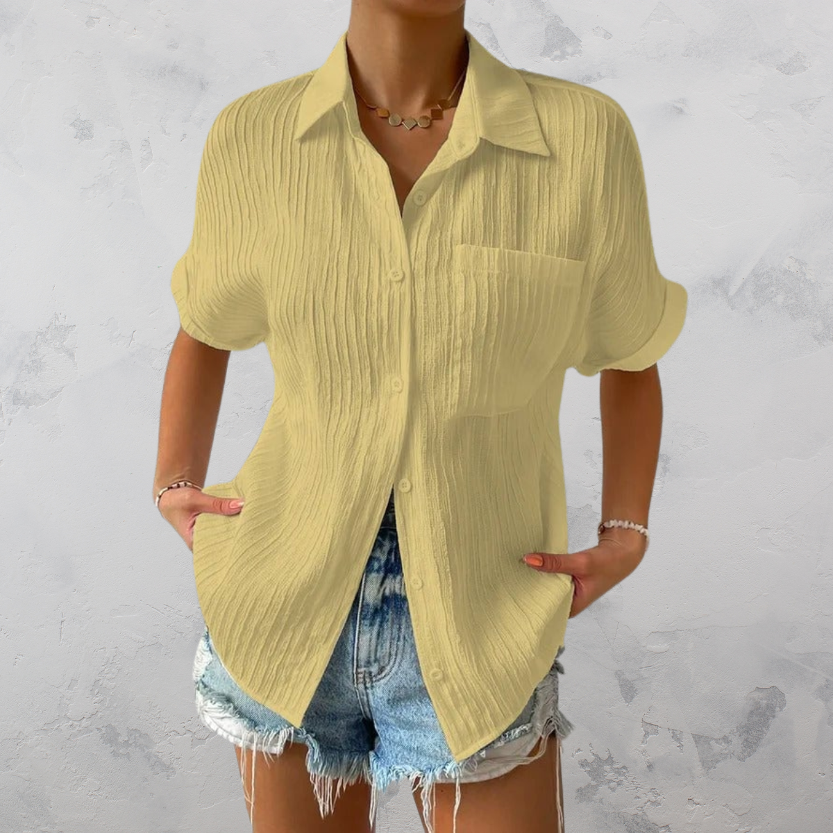 SOFIA | Katoenen Blouse Luchtig & Losvallend Perfect Voor Vakantie Of Zomerse Dagen – Licht, Ademend & Stijlvol