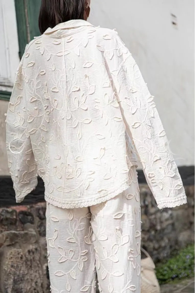 MICHELLE | Geborduurde Dames Zomer Set - Luxe, Stijlvol & Comfortabel