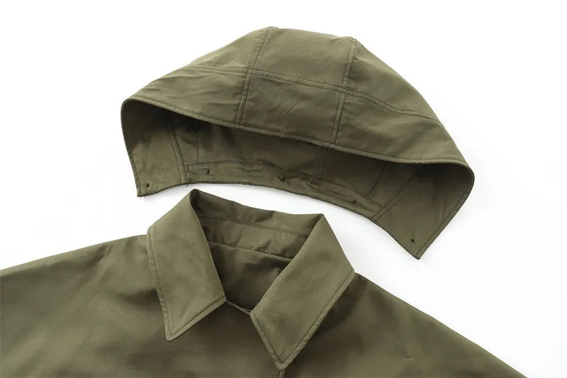 OLIVIA | Stijlvolle Dames Trench Coat Met Afneembare Capuchon – Functioneel, Elegant & Ideaal Voor Onvoorspelbaar Weer