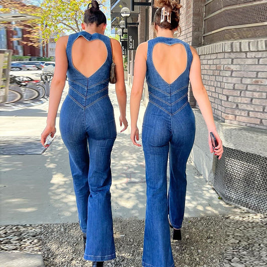 MANON | Denim Jumpsuit – Tijdloos, stijlvol & perfect gevormd!