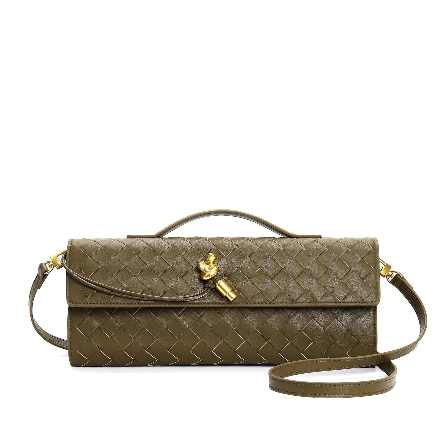 MAISA | Luxe Geweven Dames Tas Met Verfijnde Details - Chic & Stijlvol